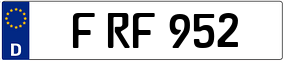 Truck License Plate